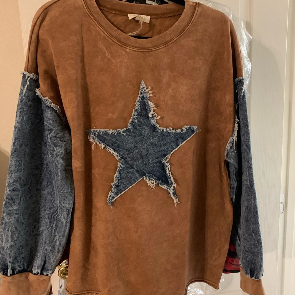 Sage and fig, oversized size medium